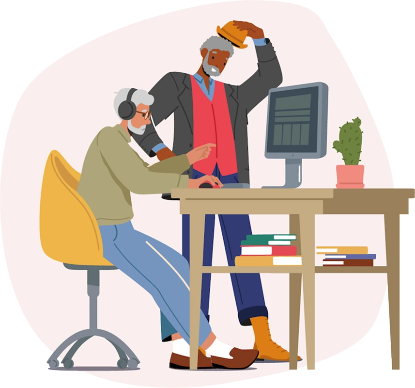 Image informatique Mamie Lucette